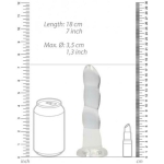 Realrock Non Realistic Dildo W Suction Cup 7in Transparent - Image 3