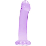 Shots Realrock Crystal Clear 7" Dildo  - Purple