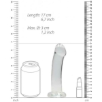 Realrock Non Realistic Dildo W Suction Cup 6.7in Transparent - Image 3