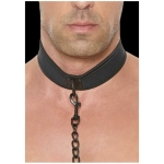 Ouch Neoprene Collar W/leash Black