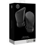 Puppy Play Neoprene Lined Fist Mitts Black - Image 2