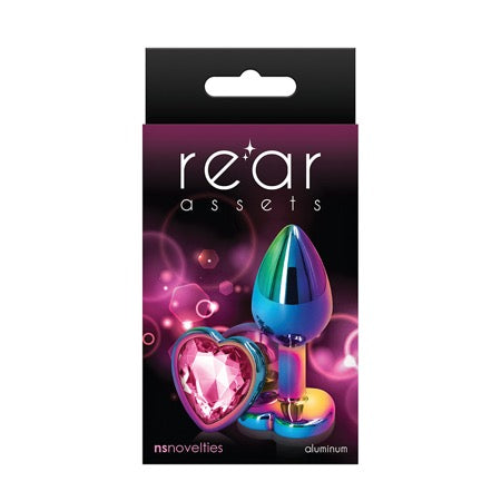 Rear Assets Multicolor Heart Small - Pink