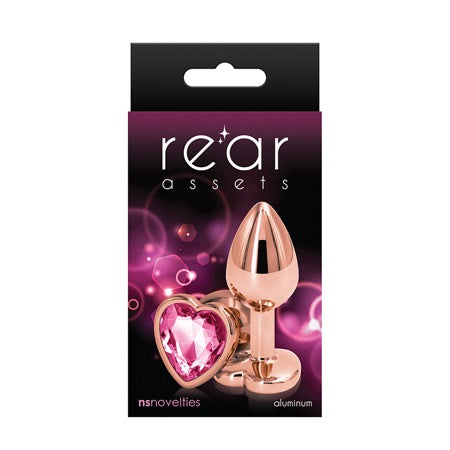 Rear Assets Rose Gold Heart Small - Pink