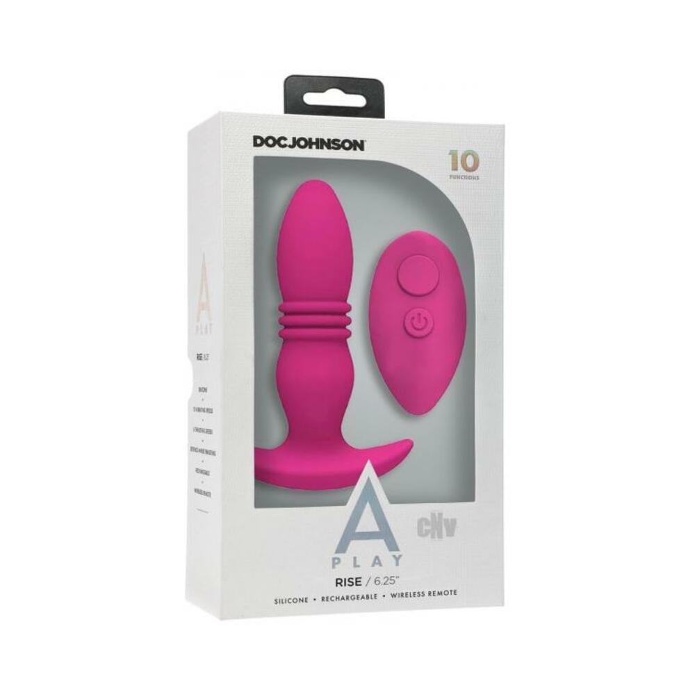 A-play Rise Rechargeable Silicone Anal Plug With Remote