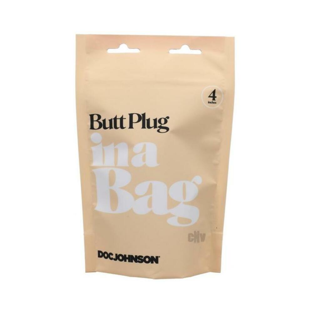 In A Bag Anal Plug 4in Black