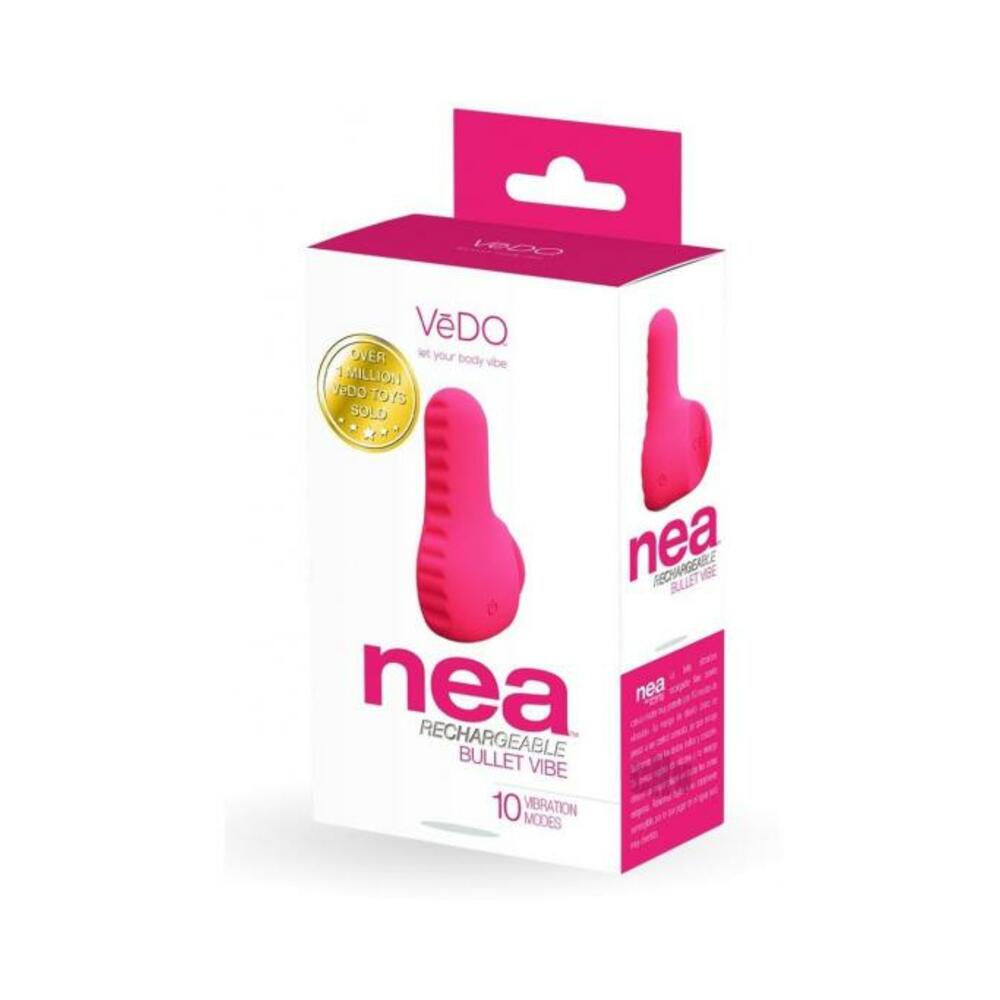 Vedo Nea Rechargeable Finger Vibe - Foxy Pink