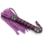 Ple'sur 15.5 In. Leather Flogger Purple - Image 2