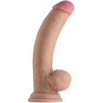 Shaft Model C Liquid Silicone Dong With Balls 8.5 In. Pine - Image 2