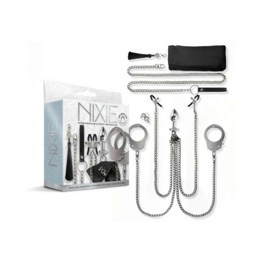 Nixie Metal Bondage 8-piece Kit Silver