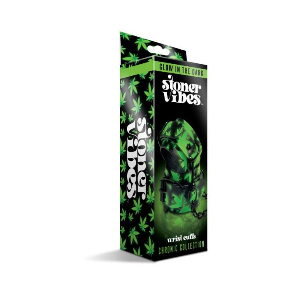 Stoner Vibes Chronic Collection Glow In The Dark Wrist Cuffs