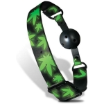 Stoner Vibes Chronic Collection Glow In The Dark Breathable Ball Gag - Image 3
