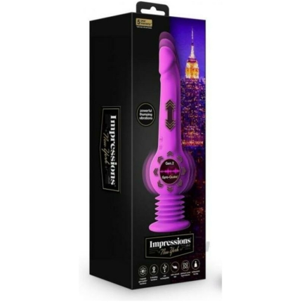 Impressions New York Gyroquake Dildo Purple