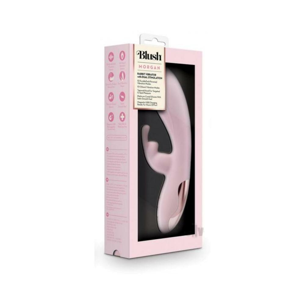 Blush Morgan Rabbit Vibrator - Pink