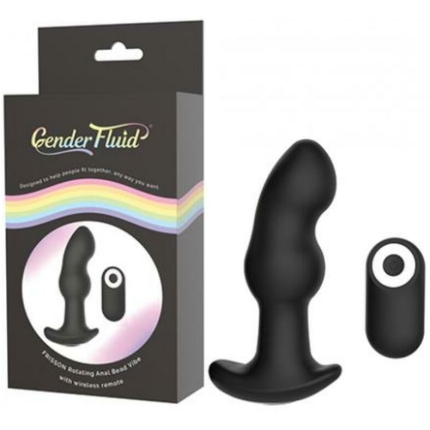 Gender Fluid Frission Anal Vibe W/remote - Black