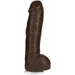 Bam Huge Realistic Cock 13 Inch - Brown