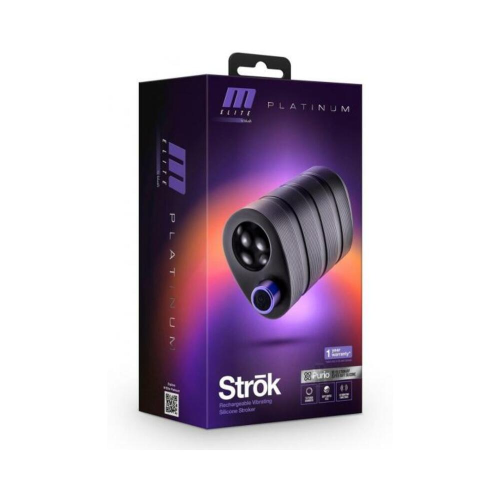 M Elite Platinum Strok Black