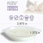 Fuzu Massage Candle Lavender Mist White 4 Oz. - Image 2
