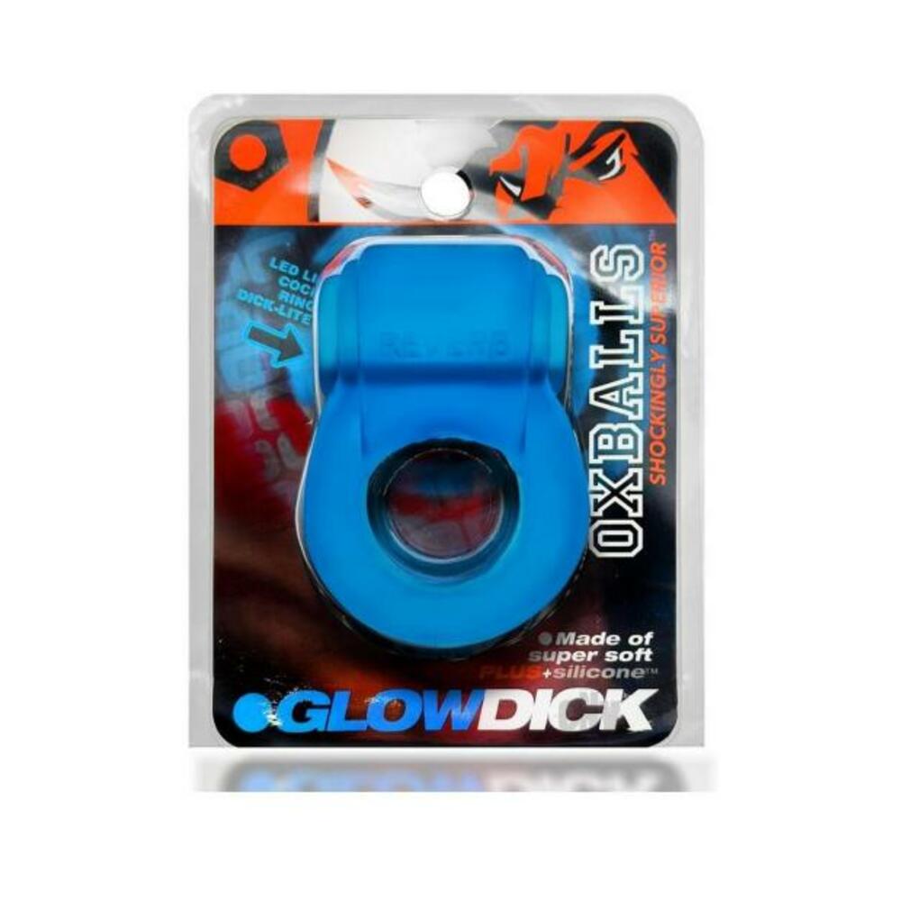Oxballs Glowdick Cockring With Led Blue Ice