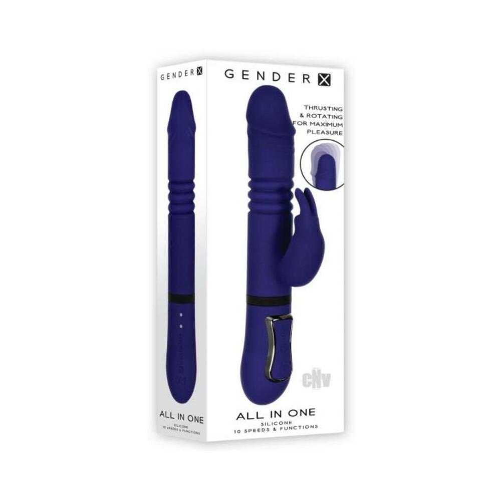Gender X All In One Thrusting Rabbit Purple