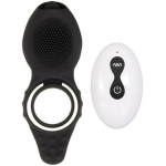 Zt Mr. Flicker Vibrating Silicone Cock Ring Black - Image 2