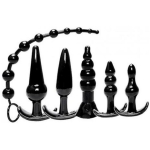 Try-Curious Anal Plug Kit Black