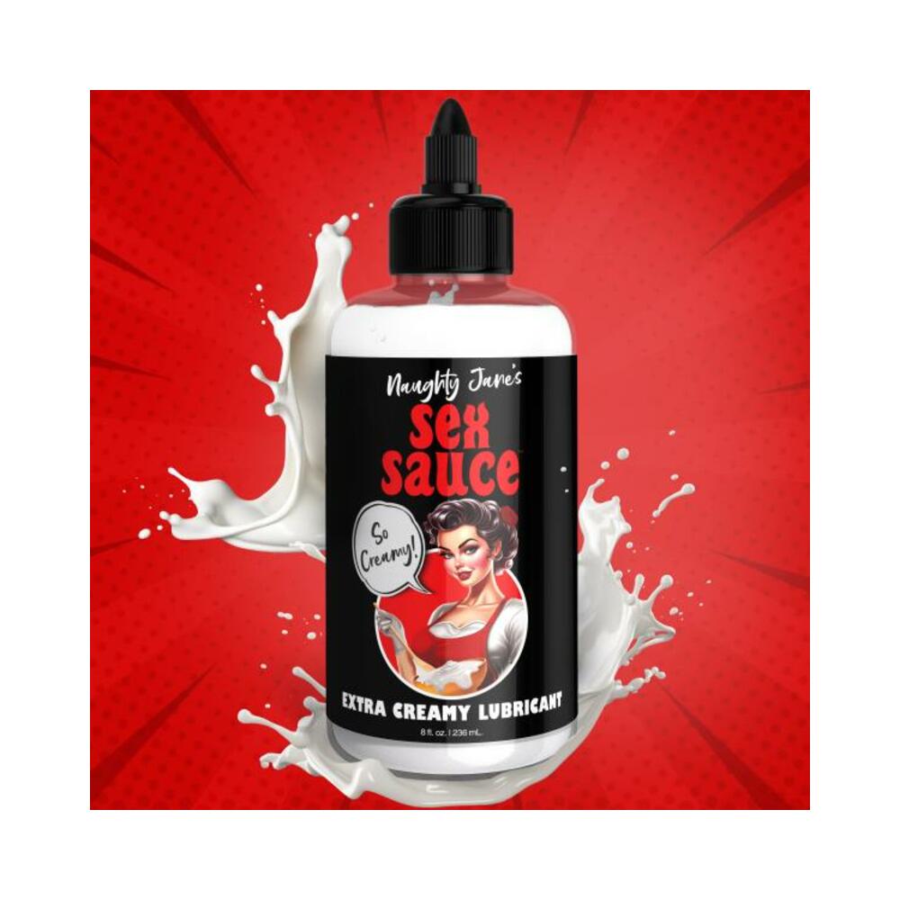Naughty Jane's Sex Sauce Extra Creamy Lubricant - 8oz