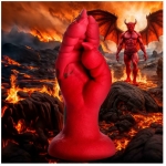 Demon Claw Fisting Silicone Dildo - Red