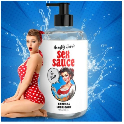 Naughty Jane's Sex Sauce Natural Lubricant - 16oz