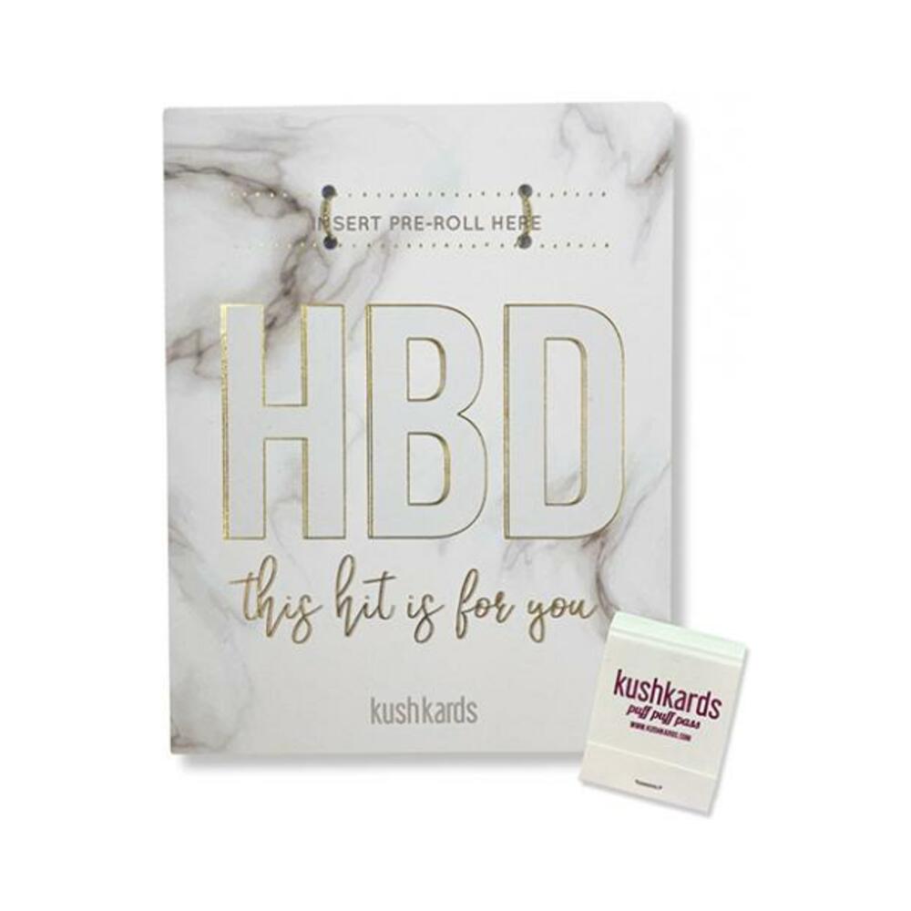 Hbd Birthday Greeting Card W/matchbook