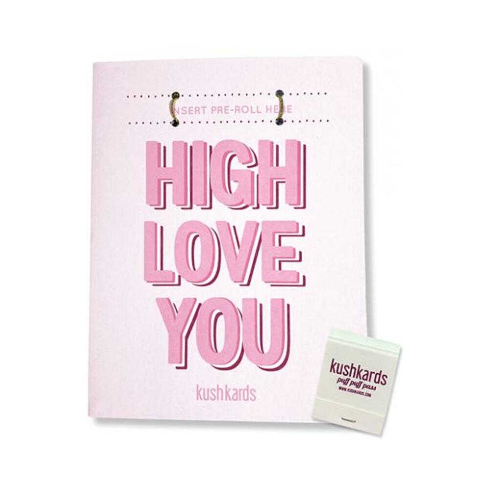 High Love You Greeting Card W/matchbook