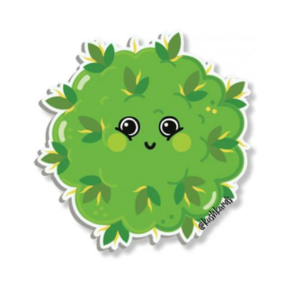 Cute Kush On You Bud Sticker - Pack Of 3