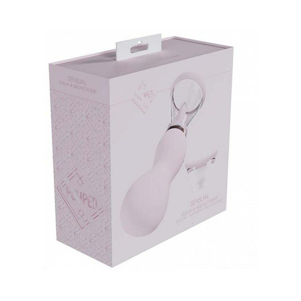 Pumped Sensual Automatic Rechargeable Vulva & Breast Pump Pink
