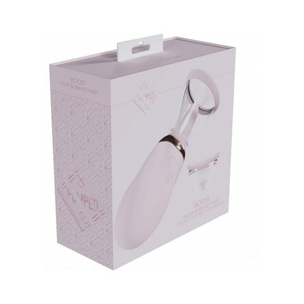 Pumped Boost Automatic Rechargeable Vulva & Breast Pump Pink