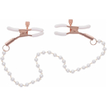 Sportsheets Sex & Mischief Peaches 'n CreaMe Pearl Nipple Clamps - Image 3