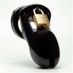 Cb-3000 Black 3in Chastity Cage W/ Complete Kit - Image 2