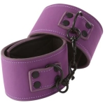 Lust Bondage Wrist Cuffs Purple