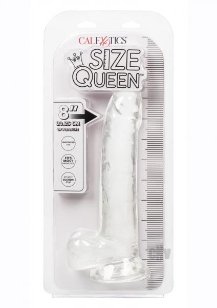 Size Queen 8" Dildo - Clear