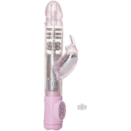 Thrusting Jack Rabbit Pink Vibrator