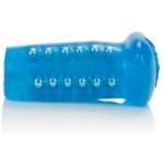 Basic Essentials - Beaded Masturbator Blue - Image 2