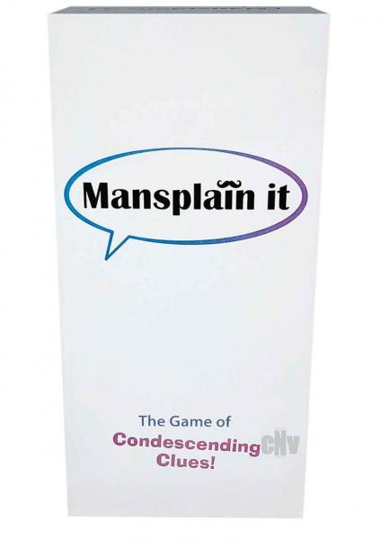Mansplain It- The Game Of Condescending Clues!