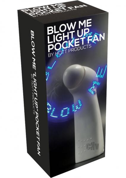 Blow Me Light Up Pocket Fan