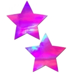 Pastease Holographic Star Pink Pasties O/S