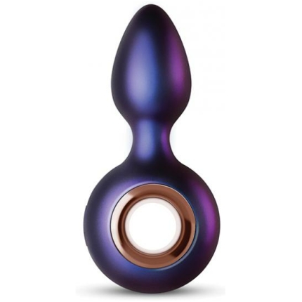 Hueman Deep Space Vibrating Anal Plug - Purple