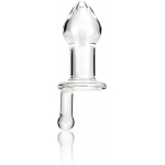 Glas 5 inches Juicer Clear Glass Butt Plug