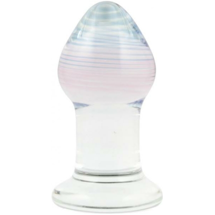 Glas Amethyst Rain Glass Butt Plug