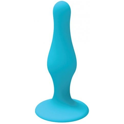 Nobu Rainbow Large Silicone Plug - Blue