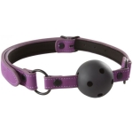 Lust Bondage Ball Gag Purple O/S