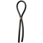 Bolo Lasso Ring Rose Gold Crown Slider Black
