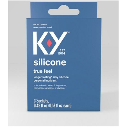 K-y Silicone True Feel Lube Pack Of 3 Satchet