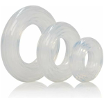Premium Silicone Ring Set Clear Pack Of 3